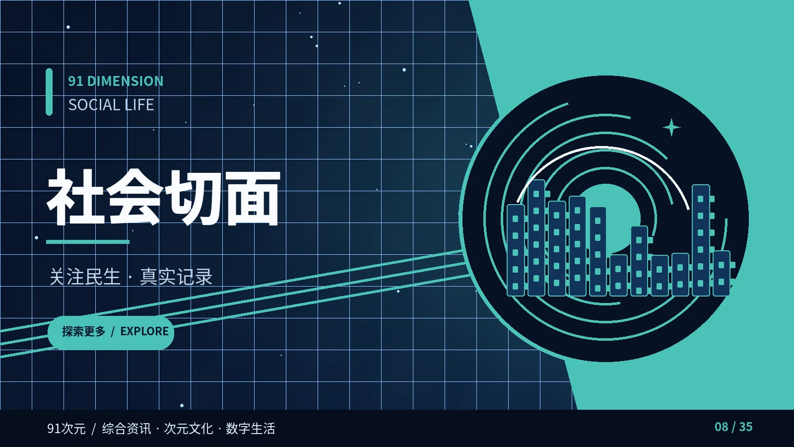 社会切面栏目视觉